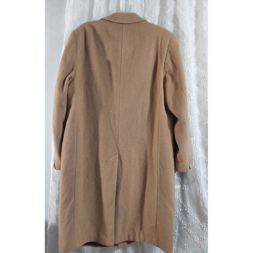 100%‎ Black Diamond Cashmere Men's Vintage Overcoat - Picture 3 of 4